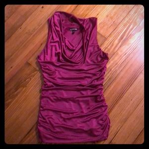 Express Purple metallic top